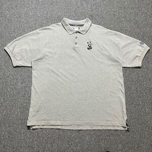 Disneyland Resort XL Gray Mickey Mouse Embroidered‎ Polo California Adventure
